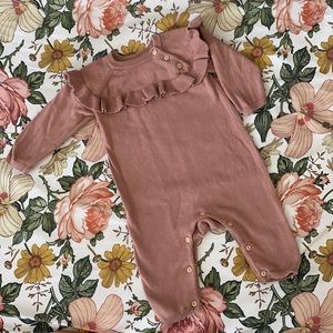 H&M Baby Girl Knit Jumpsuit